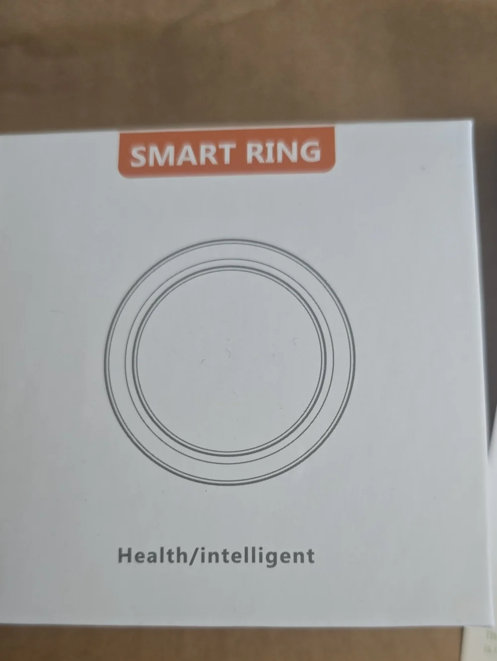 Silver Smart Ring with USB Charging Cable